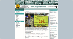 Desktop Screenshot of flughafen-bi.de